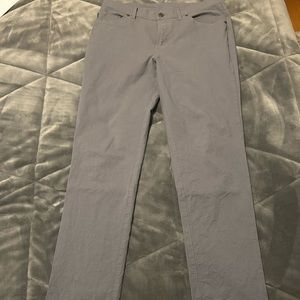 Men’s Free Fly Grey Stretch Canvas 5 pocket Pants 32x32